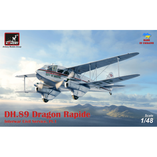 Armory AR-48005 1/48 DH.89 Dragon Rapide Short Haul Airliner 